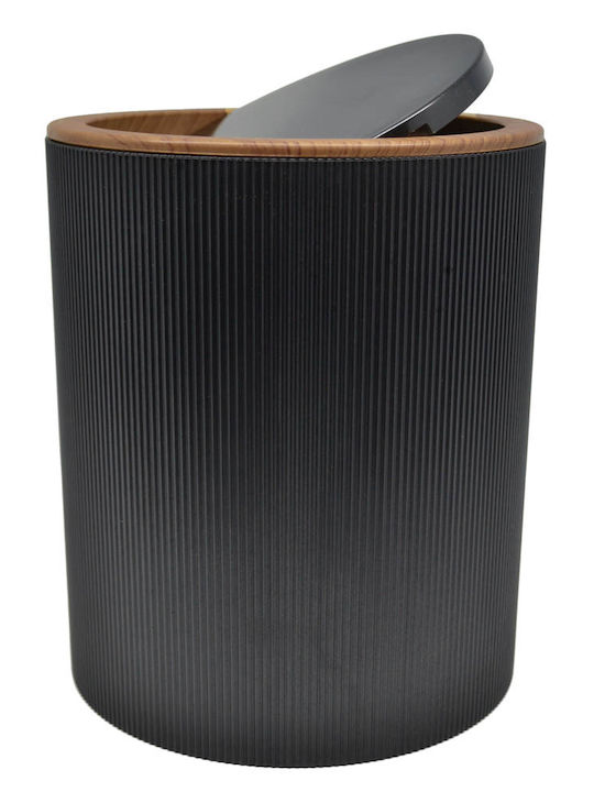 Ankor Plastic Toilet Bin 5lt Black