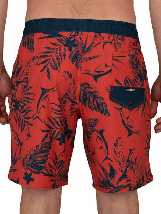 SALTY CREW ISLAND DAZE ELASTIC BOARDSHORT NEO CORAL