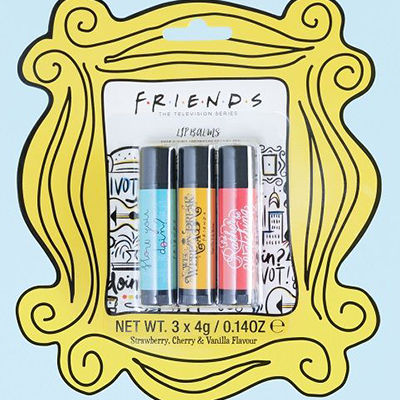 Mad Beauty Friends Lip Balms Set Lip Balsam Căpșuni, cireșe și vanilie