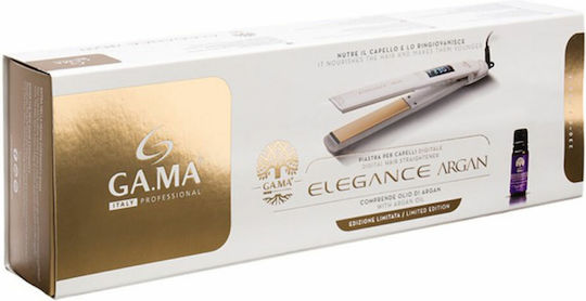 GA.MA Elegance Argan GI0201 Πρέσα Μαλλιών με Κεραμικές Πλάκες 45W