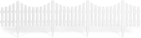 Inkazen Garduri din Plastic în Culoarea Alb 60x32.5cm