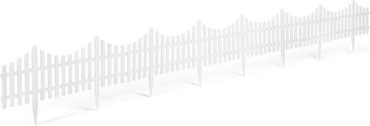 Inkazen Garduri din Plastic în Culoarea Alb 60x32.5cm
