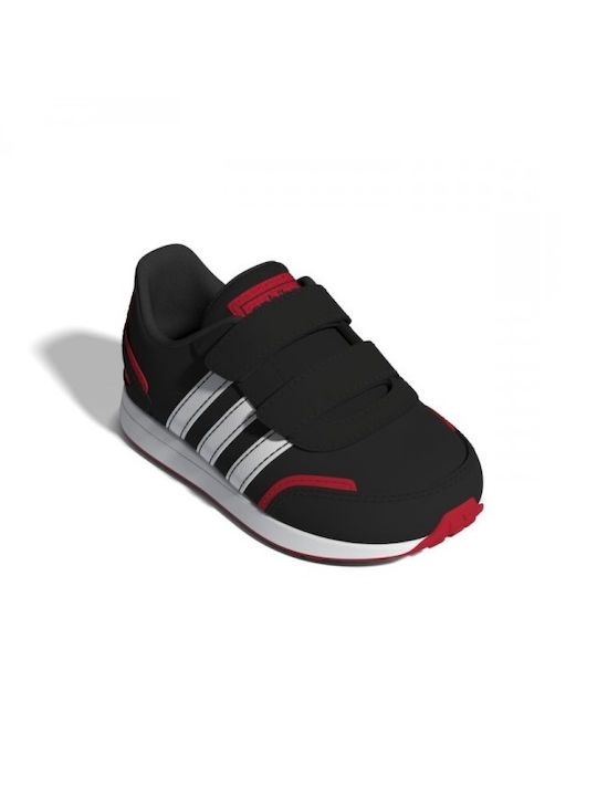Adidas Αthletische Kinderschuhe Laufen VS Switch 3 CF I mit Klettverschluss Core Black / Cloud White / Vivid Red