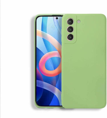 Bodycell Square Liquid Coperta din spate Silicon Light Green (Galaxy S21+ 5G) 04-00804