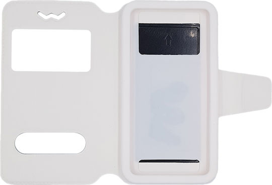 Universal S-View Buchhülle bis 5.3" Weiß