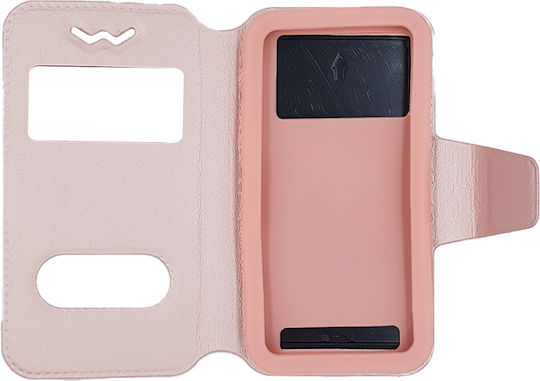 Universal S-View Book Case up to 3.3" Rose Gold