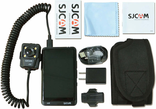 SJCAM A30 64GB Action-Kamera Full HD (1080p) mit Touchscreen 4" und Wi-Fi Schwarz