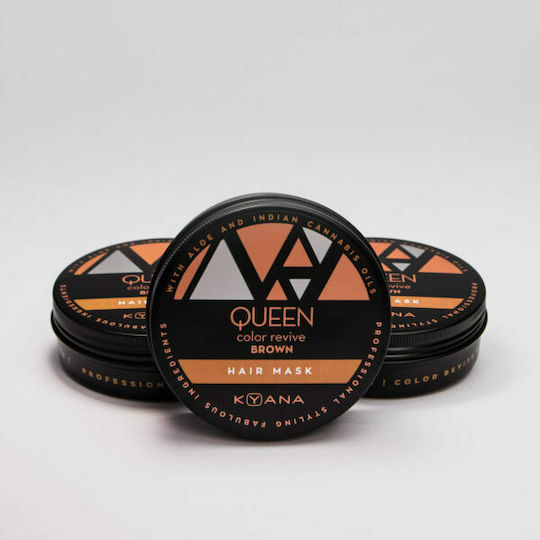 Kyana Queen Color Revive Маска За Коса Оцветяваща Маска Кафяво 100мл