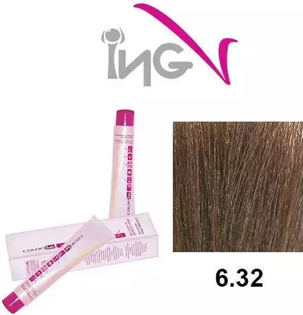 ING Cremă De Vopsit Cu Acizi Din Fructe Vopsea De Păr 6.32 Blond Închis Bej 100ml