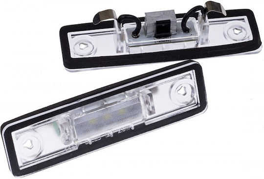 Einparts LED Светлини За Регистрационната Табела Opel Astra / Kombo / Omega / Vectra / Zafira 2 Бройки