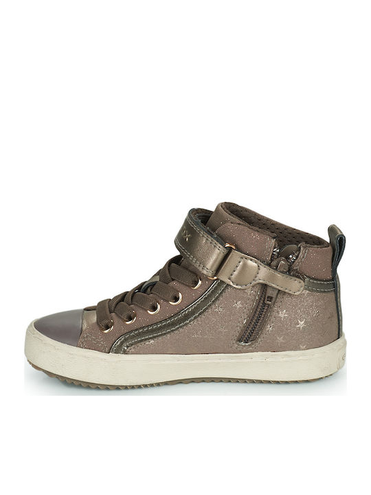 Kalispera Kids Sneakers High with Scratch Beige