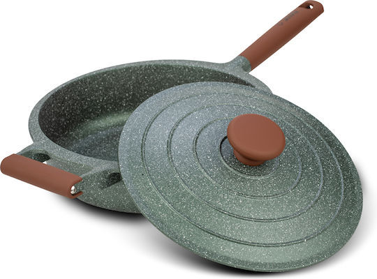 Nava Pan Mit Deckel aus Aluminium mit Antihaftbeschichtung 28cm