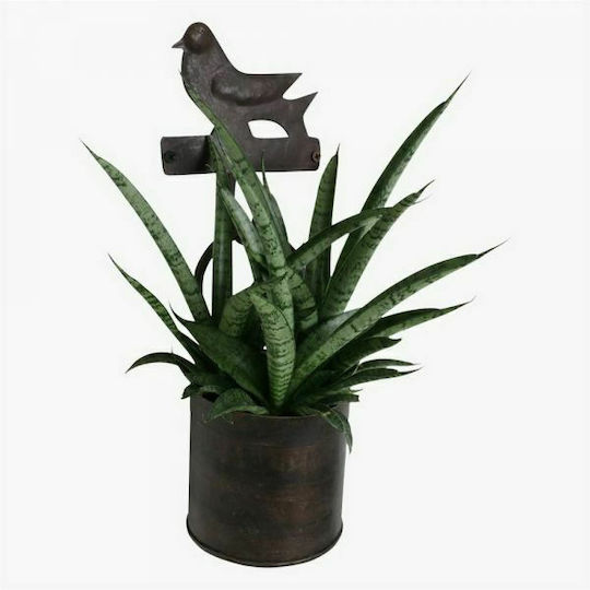 Synchronia Antique Wall Hanger Metal Black 12.5x15cm