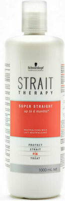 Schwarzkopf Strait Therapy Lotion Smoothing Neutralising Milk Fix for All Hair Types (1x1000ml)