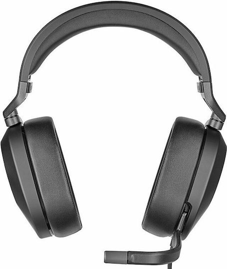 Corsair HS65 Surround Over Ear Gaming Headset with Connection 3.5mm Carbon