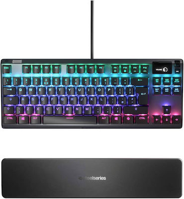 SteelSeries Apex Pro TKL Gaming Μηχανικό Πληκτρολόγιο Tenkeyless με SteelSeries OmniPoint διακόπτες και RGB φωτισμό (Αγγλικό US)