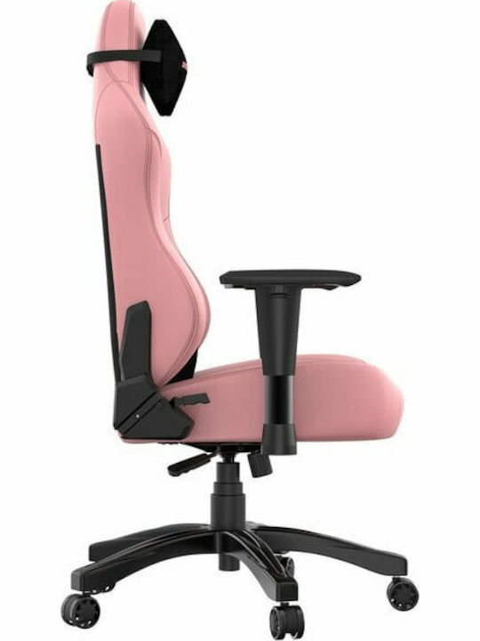Anda Seat Phantom 3 Καρέκλα Gaming Δερματίνης με Ρυθμιζόμενα Μπράτσα Creamy Pink