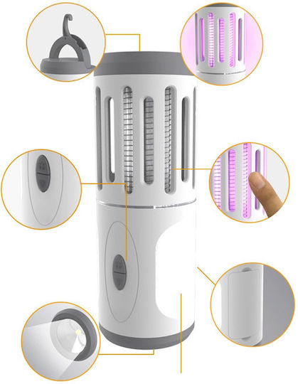 Bakaji UV Înșelătorie electrică pentru insecte Interioare Lumini LED 6W