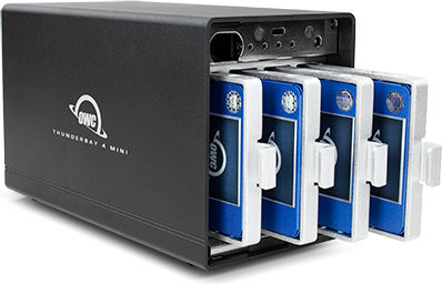 OWC ThunderBay 4 Mini Carcasă pentru 4 unități de hard disk 2.5" SATA III cu conexiune Thunderbolt 3
