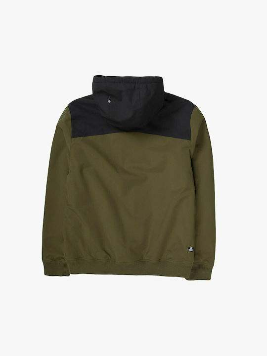 Basehit Men's Winter Bomber Jacket Olive/Black