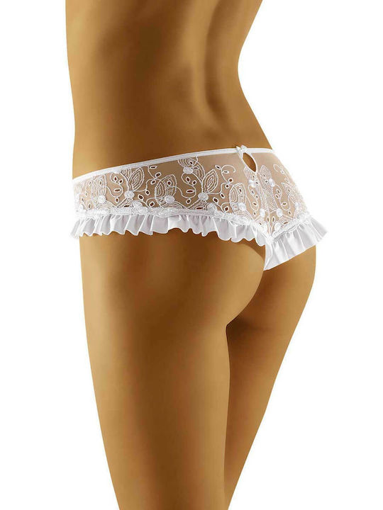 Wolbar Chacona Women's Slip with Lace White