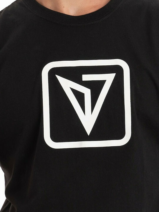 T-shirt Μαύρο