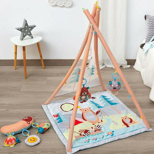 Kiokids Kids Indian Teepee Play Tent Forrest 3048 Multicolour