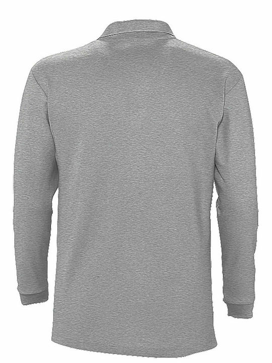 Sol's Winter II Men's Long Sleeve Promotional Blouse Grey Melange 11353-350