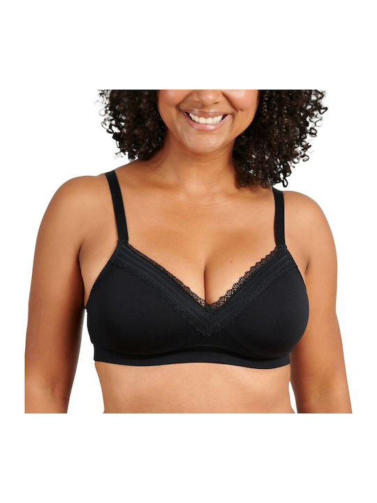 Sans Complexe Wireless Agathe Bralette Σουτιέν Μαύρο