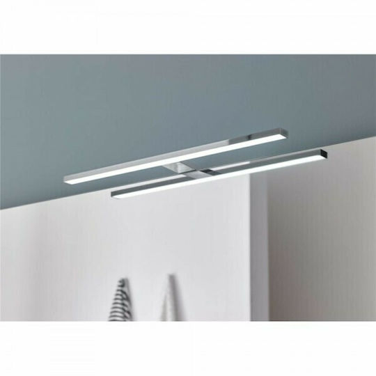Drop Instinct 80 Waschtisch mit Waschbecken & Spiegel Melamin L75.5xB43.5xH60cm Smoked Oak