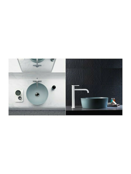 GSI Sand Vessel Sink Porcelain 40x40x14cm Bistro