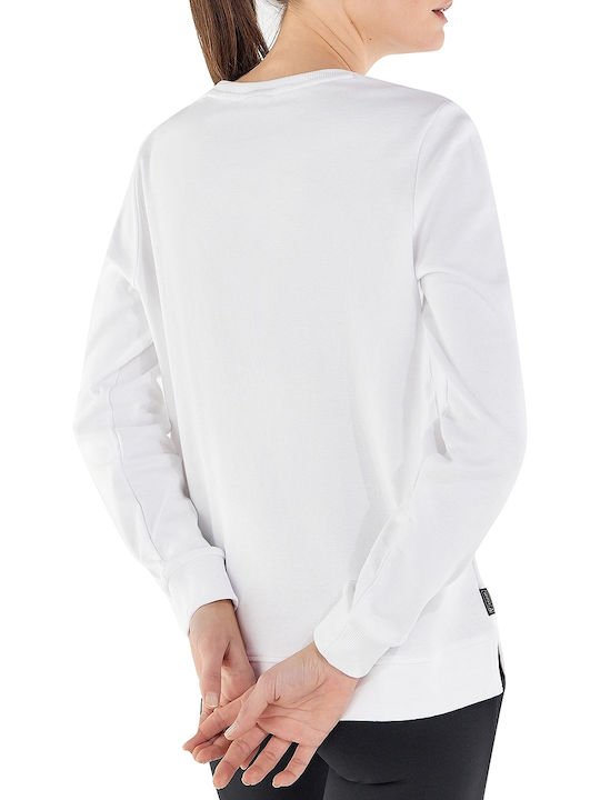 Freddy Women's Athletic Blouse Long Sleeve White