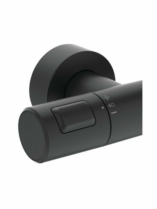 Ideal Standard Ceratherm T25 Αναμεικτική Μπαταρία Μπανιέρας Θερμοστατική Μαύρη