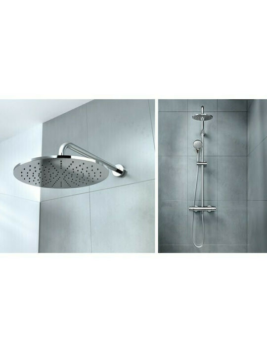 Ideal Standard Idealrain Ceratherm Στήλη Ντουζ με Μπαταρία 105.1cm Ασημί