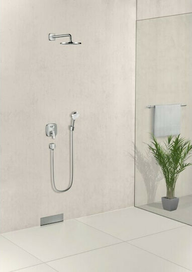 Hansgrohe Logis Built-in Faucet Mixer for Shower 2 Exits Silver