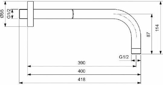 Ideal Standard Idealrain Silver