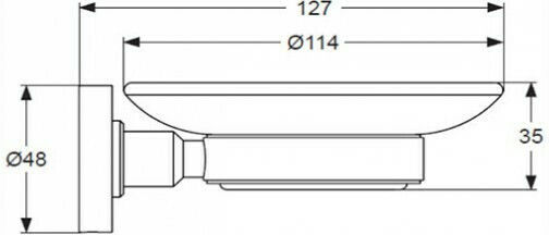 Ideal Standard Стенен Съд За Сапун Iom A9122XG Копринен Черен Копринен Черен Ideal Standard Стенен Съд За Сапун Iom A9122XG Копринен Черен Копринен Черен
