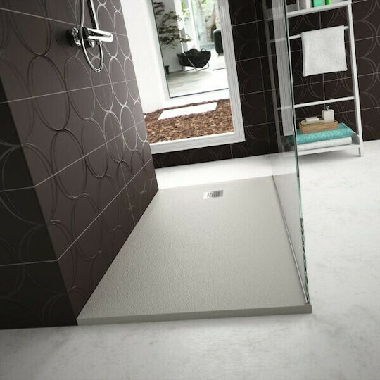 Ideal Standard Rectangular Artificial Stone Shower White Ultra Flat S 120x70x3cm