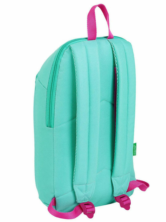 Benetton Casual School Bag Backpack Elementary, Elementary in Light Blue color 10lt