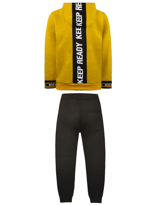 Energiers Kids Sweatpants Set Yellow 2pcs