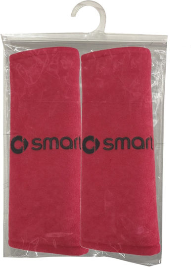 Race Axion Set of 2pcs Car Seat Belt Pads Red Smart