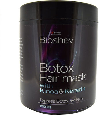 Bioshev Professional Μάσκα Μαλλιών Botox with Kinoa & Keratin για Επανόρθωση 1000ml