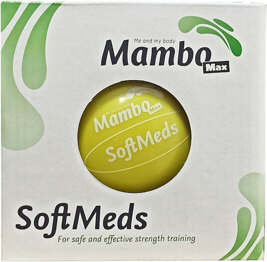 Mambo Max Μπάλα Ενδυνάμωσης Χεριού 1kg σε Κίτρινο Χρώμα