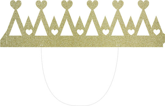 PartyDeco Sweet Love Party Headband with Theme "Marriage" KRN7-019B