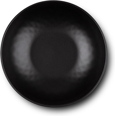 Nava Soho Classic Πιάτο Βαθύ Κεραμικό Μαύρο με Διάμετρο 20.5cm