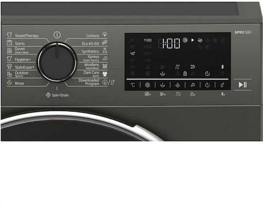 Beko B3WF U 510418 M Mașină de Spălat Rufe 10kg 1400 Rotiri Negru