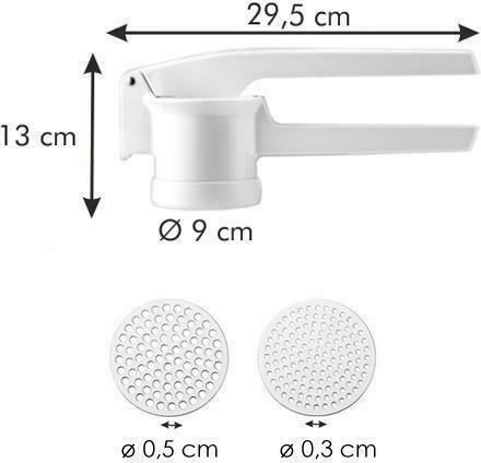 Tescoma Картофена преса от Пластмаса Silver 29.5x13см