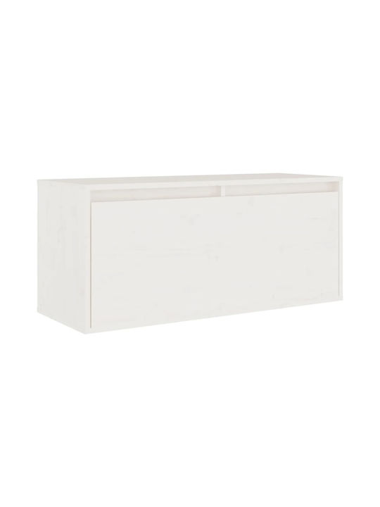 Wohnzimmer TV-Einheit Weiß L160xB30xH95cm