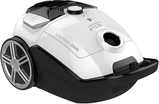 Tesla BG400W Ηλεκτρική Σκούπα 700W με Σακούλα 3lt Λευκή
