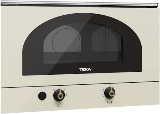 Teka MWR 22 BI Vanilla Brass Eingebauter Mikrowellenherd 22Es Weiß